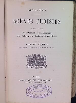 Seller image for Molire- Scnes Choisies: Une Introduction, un Appendice, des Notices, des Analyses et des Notes for sale by books4less (Versandantiquariat Petra Gros GmbH & Co. KG)