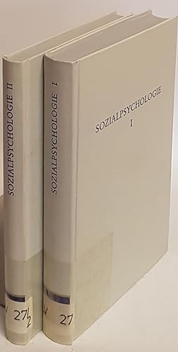 Bild des Verkufers fr Sozialpsychologie (2 Bnde KOMPLETT) - Bd.1: Interpersonale Wahrnehmung und soziale Einstellungen/ Bd.2: Gruppenprozesse. Wege der Forschung, zum Verkauf von books4less (Versandantiquariat Petra Gros GmbH & Co. KG)