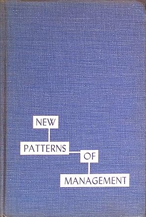 Seller image for New Patterns of Management. for sale by books4less (Versandantiquariat Petra Gros GmbH & Co. KG)