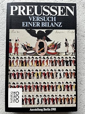 Bild des Verkufers fr Preussen: Versuch einer Bilanz, Ausstellungsfhrer zum Verkauf von Verkauf histor. Bcher 16. - 20. Jh.