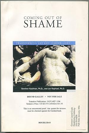 Image du vendeur pour Coming Out of Shame: Transforming Gay and Lesbian Lives mis en vente par Between the Covers-Rare Books, Inc. ABAA