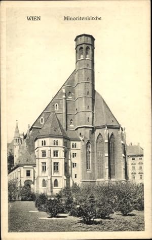 Ansichtskarte / Postkarte Wien 1. Innere Stadt Österreich, Minoritenkirche, Außenansicht