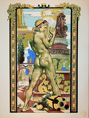 L'estampe Moderne, Porteur d'amphore, Lithographie Originale