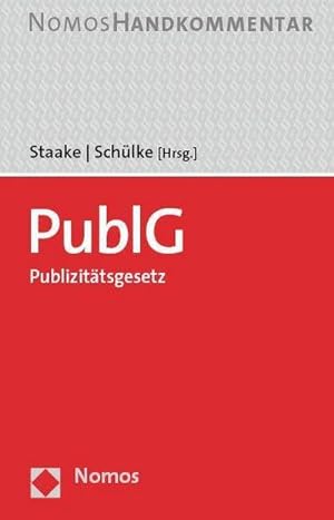 Seller image for PublG - Publizittsgesetz for sale by Wegmann1855