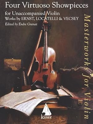 Bild des Verkufers fr 4 Virtuoso Showpieces for Solo Violin zum Verkauf von moluna