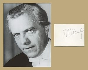 Image du vendeur pour Karl Munchinger (1915-1990) - Rare signed card - Paris 1965 mis en vente par PhP Autographs