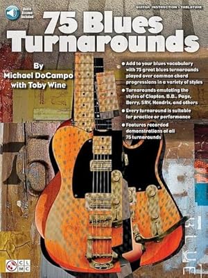 Bild des Verkufers fr 75 Blues Turnarounds Book/Online Audio [With CD (Audio)] zum Verkauf von AHA-BUCH GmbH