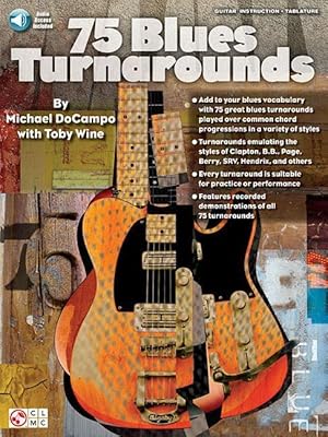 Seller image for 75 Blues Turnarounds [With CD (Audio)] for sale by moluna