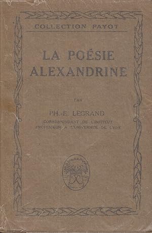 Seller image for La posie alexandrine for sale by PRISCA