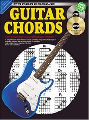 Bild des Verkufers fr Guitar Chords Bk/CD: For Beginner to Advanced Guitarists-Tutorial Music Book zum Verkauf von WeBuyBooks