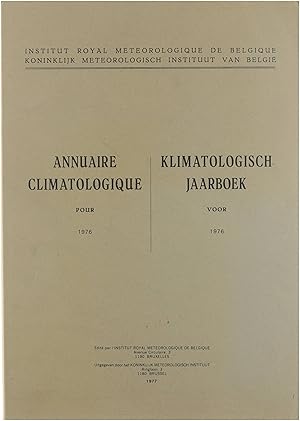 Annuaire climatologique = Klimatologisch jaarboek 1976