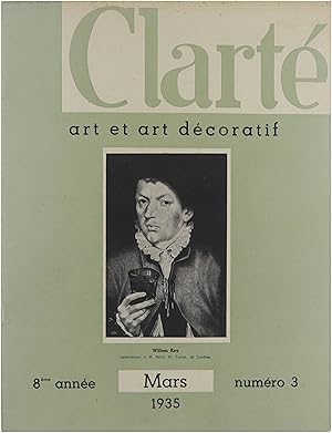 Seller image for Clart, art et art dcoratif: Encore la tradition; Les bibliothques-la Laurentienne, "Ladenbau", construction et prsentation des boutiques, e.a. for sale by Untje.com