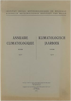 Annuaire climatologique = Klimatologisch jaarboek 1977