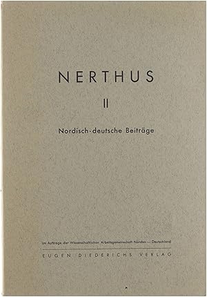 Seller image for Nerthus II Nordisch-deutsche Beitrge for sale by Untje.com