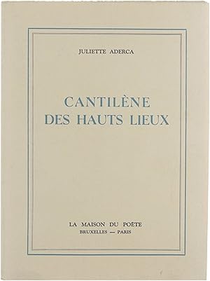 Seller image for Cantilne des Hauts Lieux for sale by Untje.com