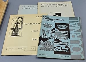 Seller image for Four volumes of Saint Bartholomew's Hospital Journal. Feb 1961; Apr 1961; Feb 1962; Jan 1965 for sale by Libris Books