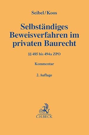 Seller image for Selbstndiges Beweisverfahren im privaten Baurecht for sale by Rheinberg-Buch Andreas Meier eK