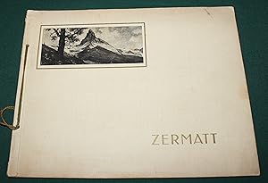 Zermatt. Souvenir-Album Mit 38 Ansichten.