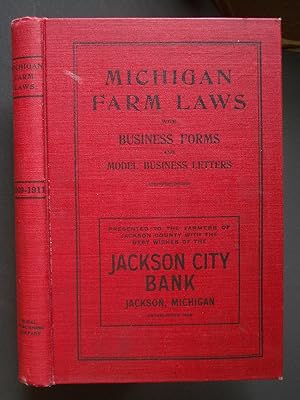 Michigan Farm Laws with Business Forms and Model Business Letters