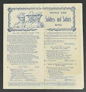 Imagen del vendedor de SONGS The SOLDIERS And SAILORS SING a la venta por Tavistock Books, ABAA