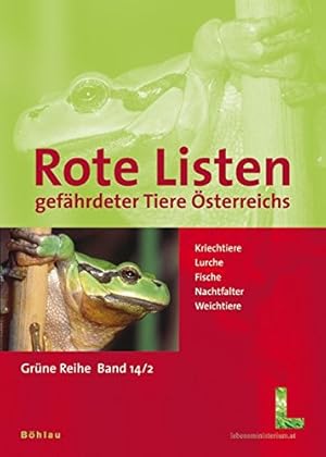 Image du vendeur pour Rote Listen gefhrdeter Tiere sterreichs - Teil 2. Kriechtiere, Lurche, Fische, Nachtfalter, Weichtiere. mis en vente par Antiquariat Buchseite