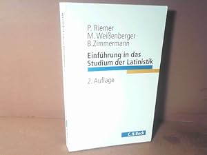 Seller image for Einfhrung in das Studium der Latinistik for sale by Antiquariat Deinbacher