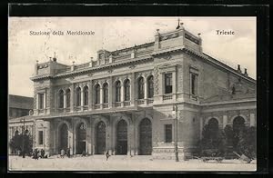 Ansichtskarte Trieste, Stazione della Meridionale