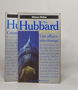 Lot de 2 romans de Hubbard: Mission terre t4 : Une affaire étrange / Mission terre t8 : catastrophe
