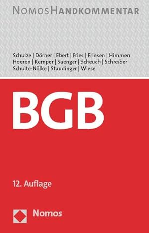 Seller image for Brgerliches Gesetzbuch, mit 1 Buch, mit 1 Online-Zugang for sale by moluna