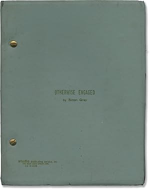 Imagen del vendedor de Otherwise Engaged (Original script for the US run of the 1975 British play) a la venta por Royal Books, Inc., ABAA