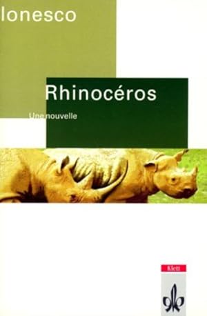 Bild des Verkufers fr Rinocros - une nouvelle: Texte et documents zum Verkauf von Versandantiquariat Felix Mcke