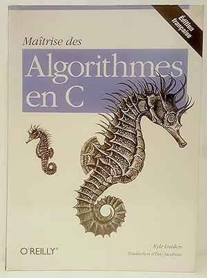 Image du vendeur pour Matrise des algorithmes en C. Traduction d'Eric Jacoboni. mis en vente par Rometti Vincent