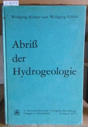 Immagine del venditore per Abri der Hydrogeologie. venduto da Versandantiquariat Trffelschwein