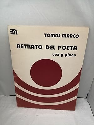 Seller image for Toms Marco. Retrato del poeta, Voz y Piano (Obra encargo de RNE para homenaje a Gerardo Diego) for sale by Libros Angulo