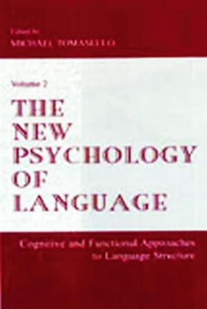 Imagen del vendedor de NEW PSYCHOLOGY OF LANGUAGE a la venta por moluna