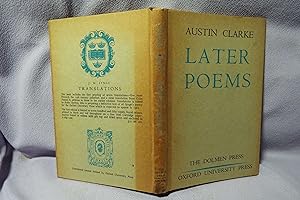 Seller image for Later Poems : First printing for sale by PW Books
