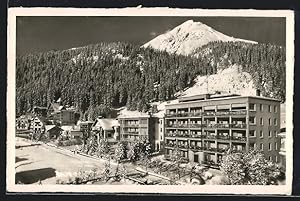 Ansichtskarte Davos-Platz, Am Sanatorium Sanitas