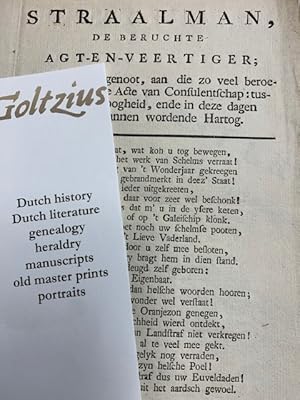 Straalman, de beruchte agt-en-veertiger; ontdekt als deelgenoot, aan die zo veel beroeringverwekk...