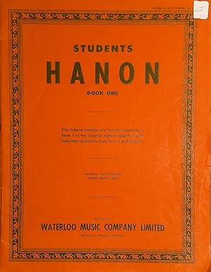 Seller image for Students Hanon - Book One - Waterloo Music Library No.30 for sale by Mister-Seekers Bookstore