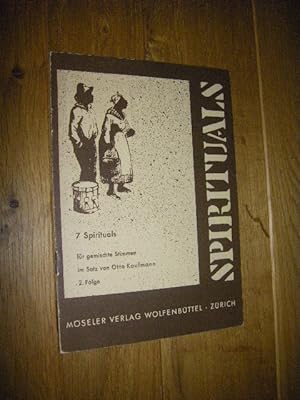 Bild des Verkufers fr Sieben Spirituals (fr gemischte Stimmen). 2. Folge zum Verkauf von Versandantiquariat Rainer Kocherscheidt