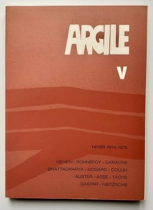 Imagen del vendedor de Argile nV : hiver 74-75 - a la venta por Le Livre  Venir