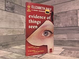 Seller image for Evidence of Things Seen (A Henry Gamage Mystery) for sale by Archives Books inc.