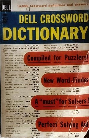 Imagen del vendedor de Dell Crossword Dictionary a la venta por Kayleighbug Books, IOBA