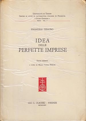 Immagine del venditore per IDEA DELLE PERFETTE IMPRESE venduto da PRISCA