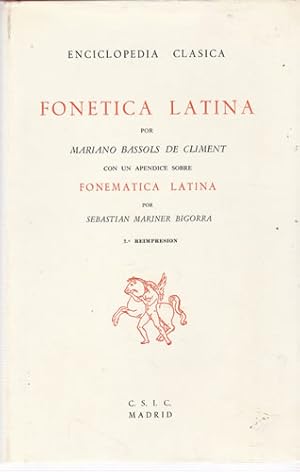 Imagen del vendedor de Fontica latina. Enciclopedia clsica n 5 a la venta por Librera Cajn Desastre