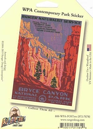 Seller image for Bryce Canyon WPA Sticker for sale by Ken Sanders Rare Books, ABAA