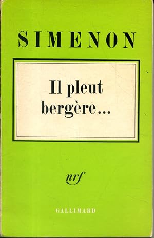 Il pleut bergère