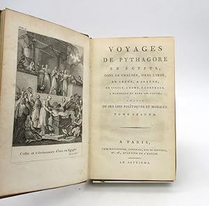 Voyages de Pythagore en Égypte, dans la Chaldée, dans l'Inde, en Crète, à Sparte, en Sicile, à Ro...