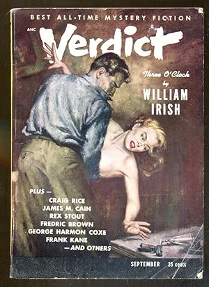 Seller image for Verdict: September, 1953 for sale by Dearly Departed Books