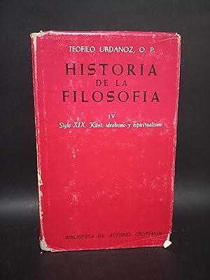 Seller image for Historia de la Filosofia IV for sale by Libros de Ultramar Alicante